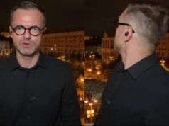 Zmasowany atak na Kijów. Relację korespondenta Polsat News zakłócił potężny wybuch