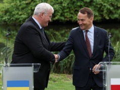 Szef ukraińskiego MSZ u Sikorskiego w Chobielinie. Mówił o Powstaniu Warszawskim