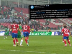 Ambasada Izraela reaguje na skandaliczny transparent. Polacy nie mogą uwierzyć