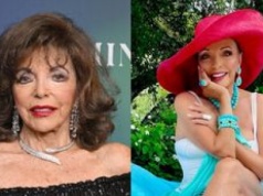 92-letnia Joan Collins olśniewa w białym stroju kąpielowym