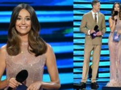 Izabella Krzan debiutuje na festiwalu TVN w Sopocie w PRZEŚWITUJĄCEJ sukni. Klasa?