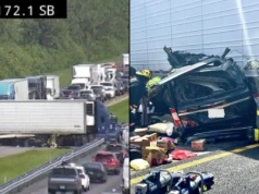 Zestaw zawracał na autostradzie – wypadek z wymogami językowymi w tle