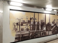 Bytom rewitalizuje przestrzeń podziemną. Murale śląskiej artystki zmieniają stację kolejową