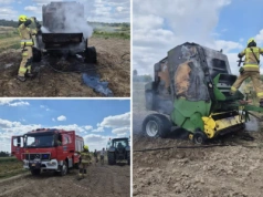 Dramatyczny pożar na Śląsku. Rolnik cudem uratował ciągnik [FOTO]