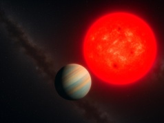 To absolutnie nie ma sensu. Wokół małej gwiazdy krąży gigantyczna planeta. Powinno być odwrotnie