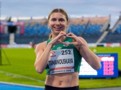 Kryscina Cimanouska mistrzynią Polski w biegu na 100 metrów!