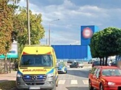 Potrącenie pieszego na przejściu w Rykach