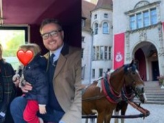 Zwyczajny dzień u Lubomirskich: przejażdżka bryczką z córką i relaks przy pałacowym kominku. Fajnie żyją?