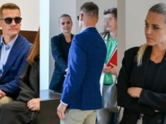 Tak wyglądało spotkanie Marcina Mroczka i Marleny Muranowicz w sądzie. Byli partnerzy PODALI SOBIE DŁONIE