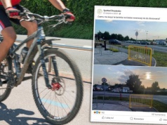 Ścieżka rowerowa jak żart. 