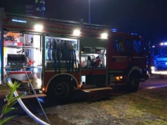Nocny pożar domu w Ułazowie. Mogło skończyć się tragicznie