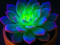 Niesamowite co zrobili z tymi roślinami. Są jak lampki nocne
