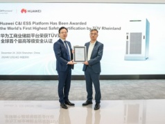 Huawei wyznacza nowy standard bezpieczeństwa magazynów energii