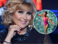 Katarzyna Skrzynecka w różowym kostiumie. Ekspert mody grzmi: 
