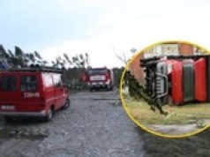 ​Trąba powietrzna przeszła nad Gnieznem. Kilka osób trafiło do szpitala