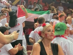 Polacy wygrali drugi mecz na EuroBaskecie. Incydenty na trybunach Spodka