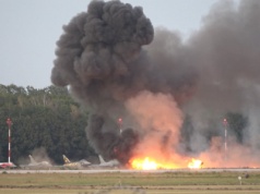 Katastrofa F-16 w Radomiu. Zakończono oględziny. Śledczy: Obszar większy, niż zakładano
