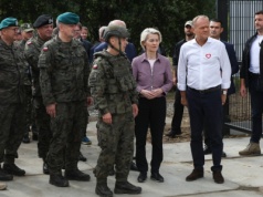 Ursula von der Leyen na polskiej granicy: 800 mld euro w ramach planu obronnego
