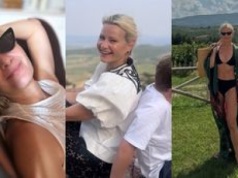 Ubrana w bikini Małgorzata Kożuchowska snuje refleksje o przedłużeniu wakacji. Aktorka pokazała też SYNA na nowym zdjęciu