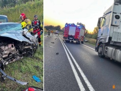DK16. Tragiczny wypadek między Barczewem a Biskupcem. Nie żyje dwóch kierowców [ZDJĘCIA]