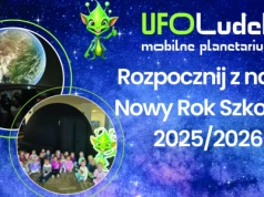 Ufoludek - jedyne mobilne planetarium w Jeleniej Górze. Dzieci zachwycone, a nauczyciele pod wrażeniem