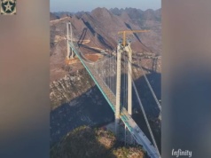 Wiemy, kiedy nastąpi otwarcie najwyższego mostu świata. Jest na wysokości 625 m nad ziemią