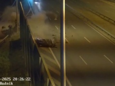 Groźny wypadek na obwodnicy. Nagranie ukazuje siłę uderzenia [WIDEO]