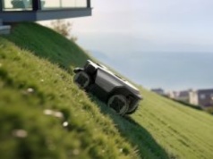 Roborock wjeżdża na trawniki. I prze mocno pod górę
