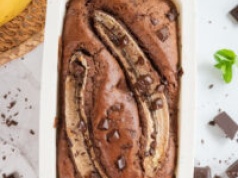 Chlebek bananowy z czekoladą
