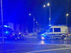 Zdarzenie z udziałem motocykla i osobówki