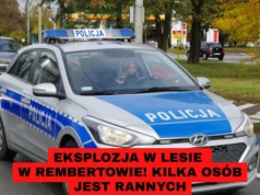 Eksplozja w lesie w Rembertowie! Kilka osób jest rannych