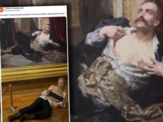 Ostatnie Pokolenie w akcji. Aktywistka obnażyła się w muzeum. 