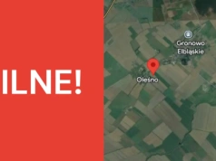 PILNE! Jeden z rosyjskich dronów znaleziony w Oleśnie (warmińsko- mazurskie)