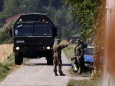 Północ Polski też nie była bezpieczna. Dron spadł niedaleko kluczowych jednostek