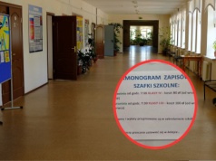 Kolejka po... szkolne szafki zelektryzowała uczniów. Kto pierwszy, ten lepszy, ale mieli 