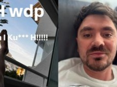Daniel Martyniuk i jego stopa nadają szyfrem z balkonu: 