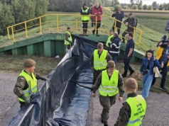 Ewakuacja szkoły, budowa przesłony. Ćwiczenia „Wysoka Fala 25