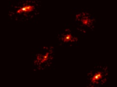 Astronomowie odkryli niezwykły Krzyż Einsteina. Pięć obrazów zdradza sekrety ciemnej materii