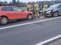 Zderzenie czterech samochodów w Kruszynie na krajowej „dziesiątce
