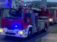 Pożar w WOSiR Drzonków. W akcji 4 zastępy straży pożarnej