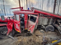 Ukraina. Mina eksplodowała pod wozem strażackim