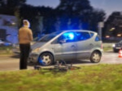 Potrącenie w Zielonej Górze. Osobówka wjechała w rowerzystę