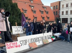 Manifestacja solidarności z Palestyną: „Ludobójstwo w Gazie naprawdę się dzieje!