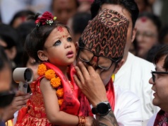 Nepal wybrał swoją boginię. Nową Kumari została dwulatka