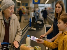 Młody chłopak opłacił zakupy starszej pani. Wzruszająca scena w Lidlu