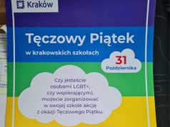 Kraków przygotowuje się do Tęczowego Piątku. Są już plakaty dla szkół