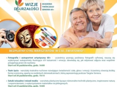 Fotografia i teatr dla aktywnych 60+. Bezpłatny cykl warsztatów w Światowidzie