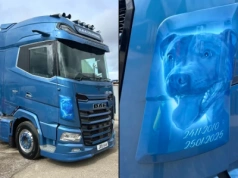 Limitowany DAF Sapphire Edition w hołdzie dla zmarłego, czworonożnego przyjaciela