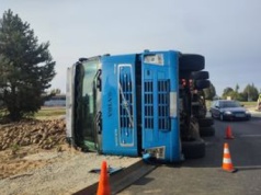 Wypadek na rondzie w Pile