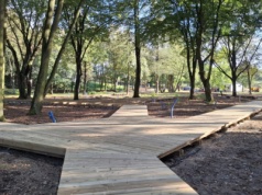 Efektowny park za 25 mln zł wykorzysta potencjał Soły. Prace prowadzone są z dużym rozmachem